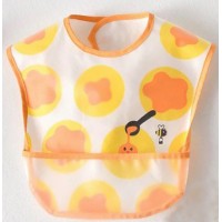 日本防水幼兒魔術貼飯衣 (無袖 - honeybee)